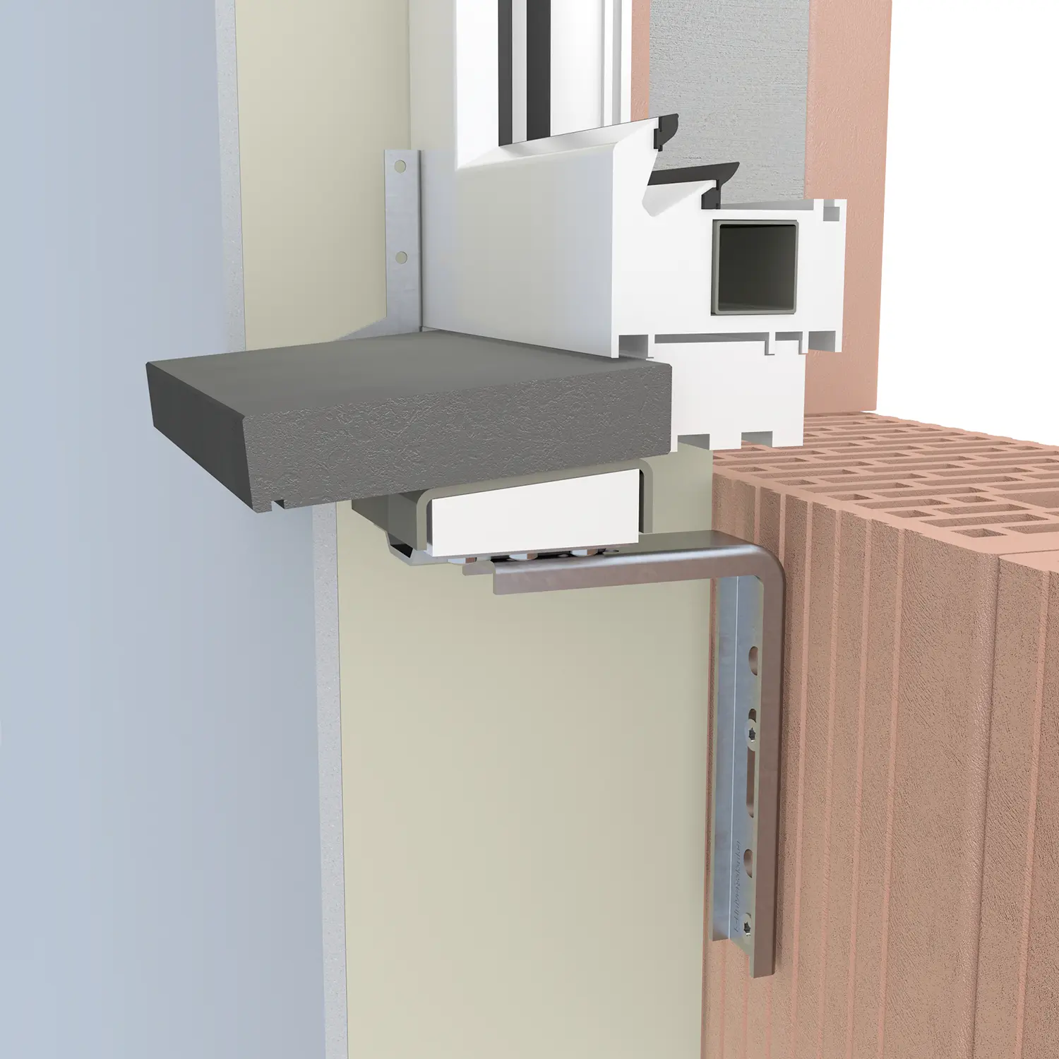 T-SFBH - Thermo-Steinfensterbankhalter