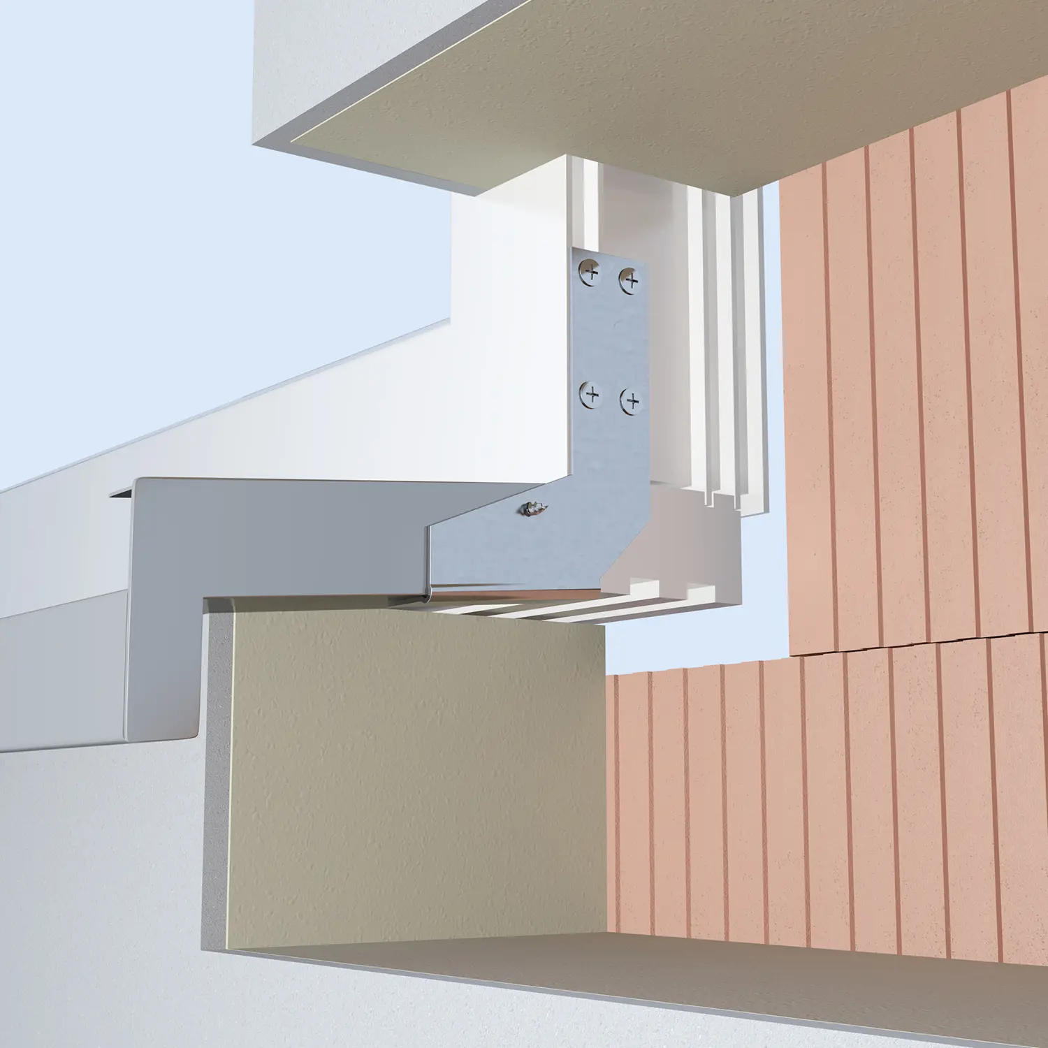 Direkt-Fensterbankhalter (bündig & variabel)